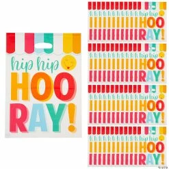 Flash Sale ⭐ 12 1/2" x 17" Bulk Happy Day Plastic Goody Bags - 50 Pc. 😉