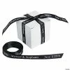 Deals 🧨 3/8" - Black Personalized Ribbon - 25 ft. ❤️ -Cheap Birthday Party Favors Store 13653250