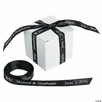Deals 𧨠3/8" - Black Personalized Ribbon - 25 ft. β€οΈ 3 Deals 𧨠3/8" - Black Personalized Ribbon - 25 ft. β€οΈ