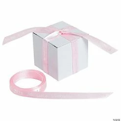 Hot Sale 😀 3/8" - Pink Personalized Ribbon - 25 ft. 🔥