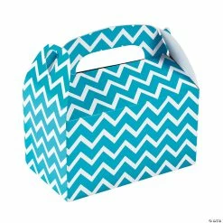 Discount ⌛ Chevron Favor Boxes - 12 Pc. 😍 -Cheap Birthday Party Favors Store 13668197