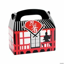 Outlet 🌟 Ninja Warrior Favor Boxes - 12 Pc. ⭐ -Cheap Birthday Party Favors Store 13678392