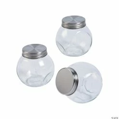 Discount 🌟 Round Favor Jars - 12 Pc. 🎁 -Cheap Birthday Party Favors Store 13751915