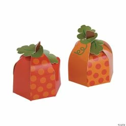 Outlet 😉 Lil’ Pumpkin Party Favor Boxes - 12 Pc. 🛒 -Cheap Birthday Party Favors Store 13773527