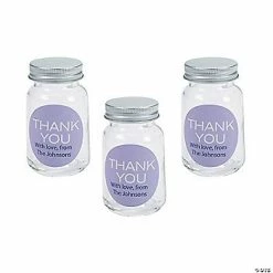 Brand new 👍 Personalized Thank You Mini Mason Jar Favors 🌟