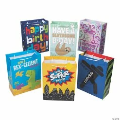 New ❤️ Large 🥳 Birthday Gift Bag Assortment with Gift Tags 😉 -Cheap Birthday Party Favors Store 13930023