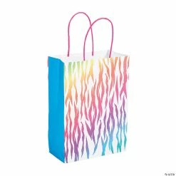 Best Sale 😍 Medium Amazing Animal Kraft Paper Gift Bags - 12 Pc. 👏 -Cheap Birthday Party Favors Store 13931774