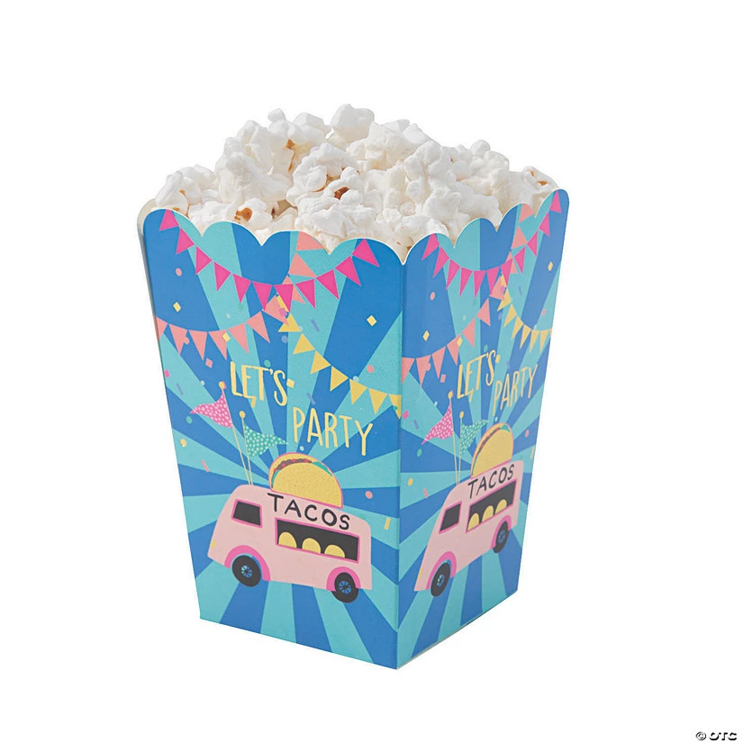 Best Pirce ๐ Mini Food Truck Party Popcorn Boxes - 6 Pc. ๐ 4 Best Pirce ๐ Mini Food Truck Party Popcorn Boxes - 6 Pc. ๐ - Image 2