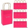 Coupon π 6 1/2" x 9" Hot Pink Medium Personalized Kraft Paper Gift Bags with Silver Foil - 12 Pc. 𧨠2 Coupon π 6 1/2" x 9" Hot Pink Medium Personalized Kraft Paper Gift Bags with Silver Foil - 12 Pc. 𧨠-Cheap Birthday Party Favors Store 13951191