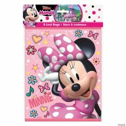 Brand new π Disney's Minnie Mouse Plastic Loot Bags - 8 Pc. π 5 Brand new π Disney's Minnie Mouse Plastic Loot Bags - 8 Pc. π -Cheap Birthday Party Favors Store 13958707