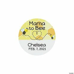 Best Sale ✨ Personalized Mama to Bee Baby Shower Favor Stickers 🥰