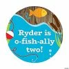 Hot Sale 🧨 Personalized Little Fisherman Favor Stickers - 80 Pc. ⌛ -Cheap Birthday Party Favors Store 13989900
