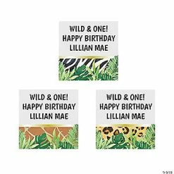 Outlet ✨ Personalized Safari Favor Stickers ⌛