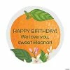 Cheapest ⌛ Personalized Little Clementine Favor Stickers 👏 -Cheap Birthday Party Favors Store 13989921