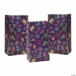 Best Pirce ❤️ Retro Vibes Treat Bags - 12 Pc. ✨ 5 Best Pirce ❤️ Retro Vibes Treat Bags - 12 Pc. ✨ -Cheap Birthday Party Favors Store 14091947