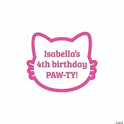 Cheapest 🔔 Personalized Cat Favor Stickers - 48 Pc. 😀