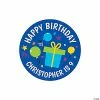 Buy 💯 Personalized 🎂 Birthday Favor Stickers – 48 Pc. ✔️