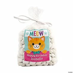 New 😉 Personalized Cat Cellophane Bag Kit - 50 Pc. 👏
