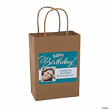 Best Sale π₯° Custom Photo Medium π Birthday Kraft Paper Gift Bags - 12 Pc. β 3 Best Sale π₯° Custom Photo Medium π Birthday Kraft Paper Gift Bags - 12 Pc. β