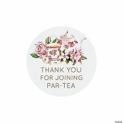 Outlet 🧨 Personalized Teapot Favor Stickers - 48 Pc. ⌛