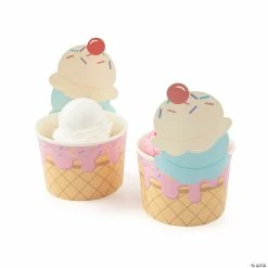 Budget ⭐ Ice Cream Treat Cups – 12 Ct. ⭐ -Cheap Birthday Party Favors Store 14104813