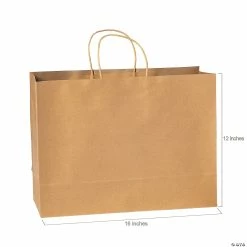 Deals π 16" x 12" Large Kraft Paper Shopper Bags - 12 Pc. π 6 Deals π 16" x 12" Large Kraft Paper Shopper Bags - 12 Pc. π -Cheap Birthday Party Favors Store 16 x 12 large kraft paper shopper bags 12 pc 13964210 a01