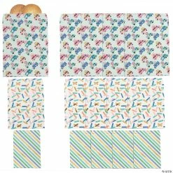 Hot Sale 🧨 3 1/2" - 4 1/2" Large, Medium & Small Paper Food Truck Party Treat Bags - 12 Pc. 👏