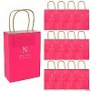 Cheapest π― Hot Pink Medium Personalized Monogram Welcome Paper Gift Bags with Silver Foil - 12 Pc. π― 1 Cheapest π― Hot Pink Medium Personalized Monogram Welcome Paper Gift Bags with Silver Foil - 12 Pc. π― -Cheap Birthday Party Favors Store 3 7404
