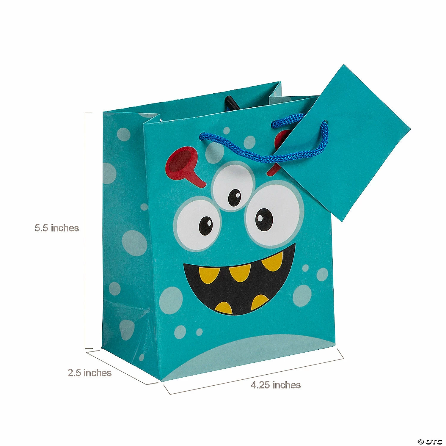 Cheapest β 4 1/4" x 5 1/2" Small Monster Paper Gift Bags with Tags - 12 Pc. π 4 Cheapest β 4 1/4" x 5 1/2" Small Monster Paper Gift Bags with Tags - 12 Pc. π - Image 2