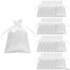 Hot Sale 👏 Mini Satin Drawstring Bags - 24 Pc. 🛒 2 Hot Sale 👏 Mini Satin Drawstring Bags - 24 Pc. 🛒 -Cheap Birthday Party Favors Store 4 x 6 mini white satin drawstring bags 24 pc 13944328