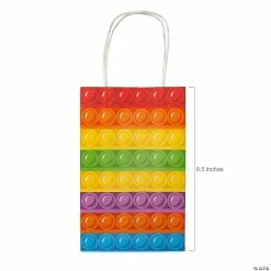 Wholesale 🎉 5 1/2" x 8 1/2" Small Lotsa Pops Party Gift Bags - 12 Pc. 🔥 -Cheap Birthday Party Favors Store 5 1 2 x 8 1 2 small lotsa pops party gift bags 12 pc 14104983 a01