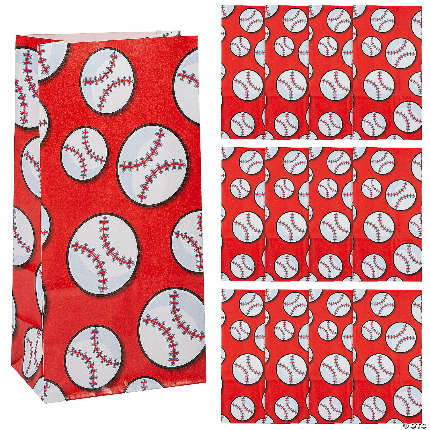 Budget π― 5 1/4" x 10" βΎ Baseball Paper Treat Bags - 12 Pc. π 3 Budget π― 5 1/4" x 10" βΎ Baseball Paper Treat Bags - 12 Pc. π