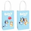 Brand new 👏 5 1/4" x 8 1/4" Medium Bluey Party Kraft Paper Gift Bags - 8 Pc. 🥰