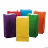 Discount 💯 5 " x 10' Bright Color Paper Goody Bags - 12 Pc. ⭐ -Cheap Birthday Party Favors Store 5 x 10 bright color paper goody bags 12 pc 3 38c