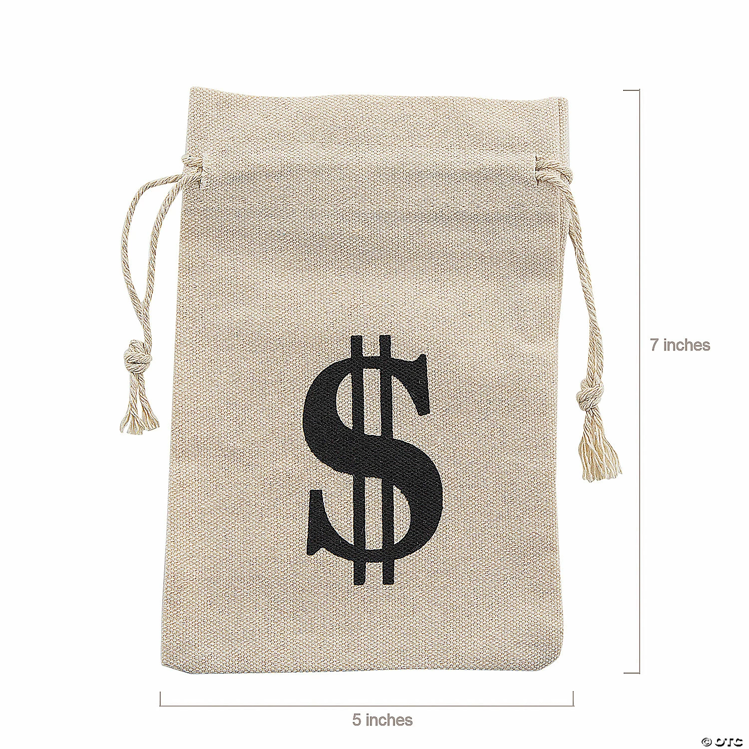 Buy โจ 5" x 7" Bulk Large Money Burlap Drawstring Bags - 60 Pc. ๐ 4 Buy โจ 5" x 7" Bulk Large Money Burlap Drawstring Bags - 60 Pc. ๐ - Image 2