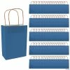 Deals ✔️ 6 1/2" x 9" Bulk Medium Blue Kraft Paper Gift Bags - 60 Pc. 😍