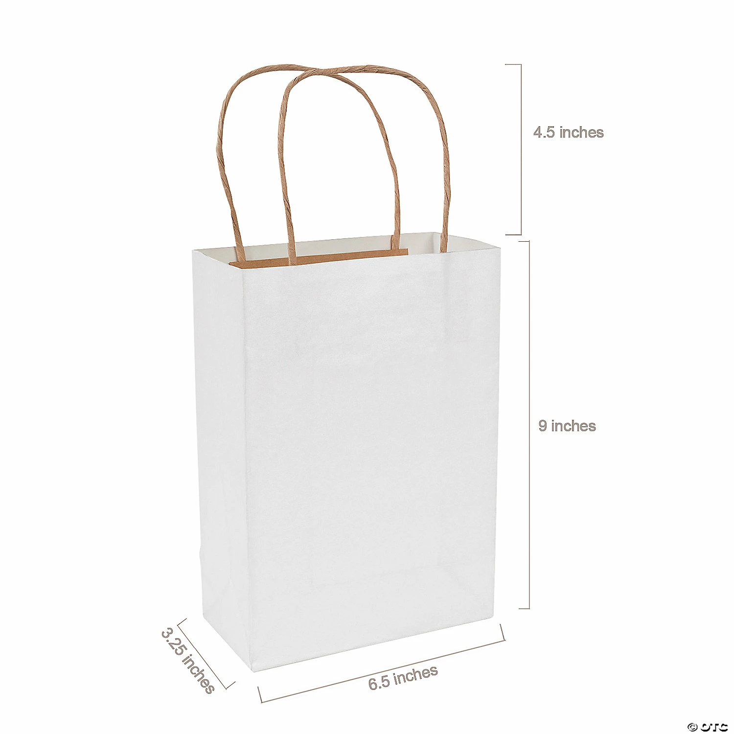 Hot Sale π 6 1/2" x 9" Bulk Medium White Kraft Paper Bags - 60 Pc. π 4 Hot Sale π 6 1/2" x 9" Bulk Medium White Kraft Paper Bags - 60 Pc. π - Image 2