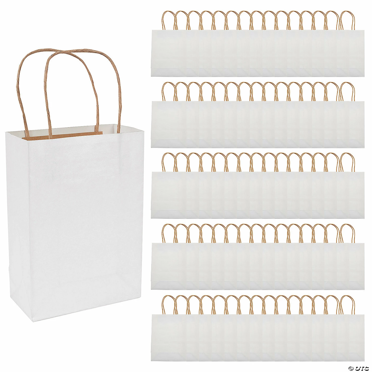 Hot Sale π 6 1/2" x 9" Bulk Medium White Kraft Paper Bags - 60 Pc. π 3 Hot Sale π 6 1/2" x 9" Bulk Medium White Kraft Paper Bags - 60 Pc. π