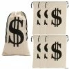 Best Pirce โ 6" x 10" Large Dollar Sign Canvas Drawstring Bags - 6 Pc. ๐ 1 Best Pirce โ 6" x 10" Large Dollar Sign Canvas Drawstring Bags - 6 Pc. ๐ -Cheap Birthday Party Favors Store 6 x 10 large dollar sign canvas drawstring bags 6 pc 13952012