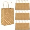 Deals β 6" x 3 1/4" Medium Gold Foil Dot Kraft Paper Bags - 12 Pc. π 2 Deals β 6" x 3 1/4" Medium Gold Foil Dot Kraft Paper Bags - 12 Pc. π -Cheap Birthday Party Favors Store 6 x 3 1 4 medium gold foil dot kraft paper bags 12 pc 13964294