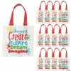 Deals 🛒 6" x 6" Mini Nonwoven Little Artist Tote Bags - 12 Pc. 🔥