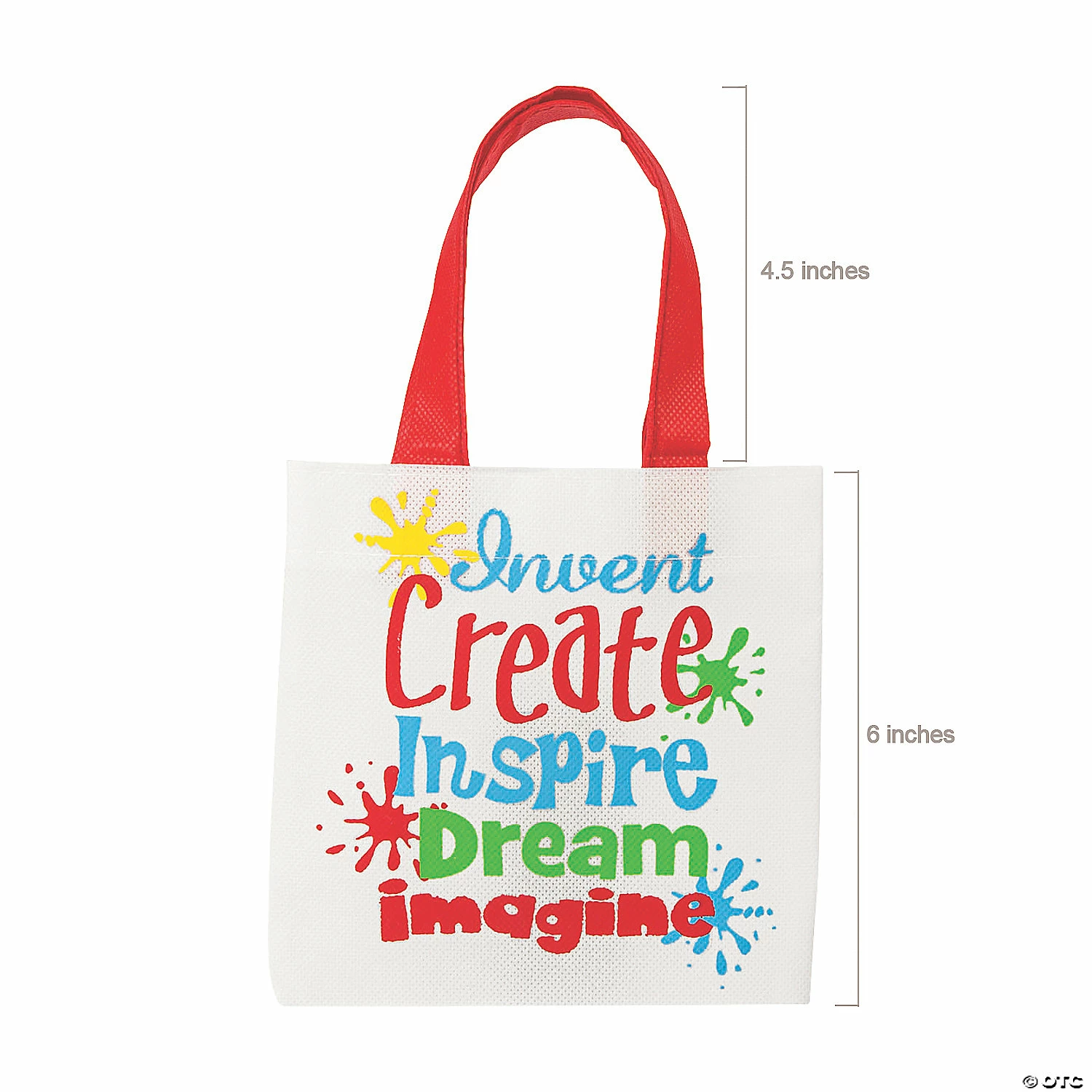 Deals π 6" x 6" Mini Nonwoven Little Artist Tote Bags - 12 Pc. π₯ 4 Deals π 6" x 6" Mini Nonwoven Little Artist Tote Bags - 12 Pc. π₯ - Image 2