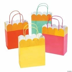 Best deal ❤️ 7 1/4" x 9" Medium Happy Day Paper Gift Bags - 12 Pc. 🤩 -Cheap Birthday Party Favors Store 7 1 4 x 9 medium happy day paper gift bags 12 pc 13933711 a02