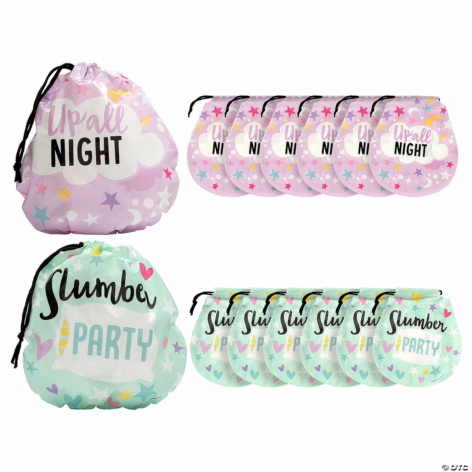 Deals π 7 3/4" x 8 1/2" Slumber Party Favor Plastic Drawstring Bags - 12 Pc. β€οΈ 3 Deals π 7 3/4" x 8 1/2" Slumber Party Favor Plastic Drawstring Bags - 12 Pc. β€οΈ