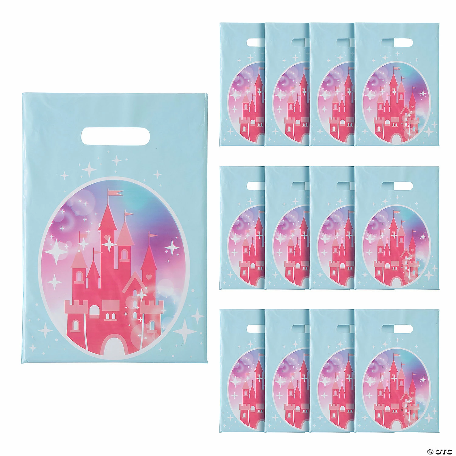 Flash Sale ๐ 8 1/2" x 12" Pink Princess Castle Plastic Treat Bags - 12 Pc. โจ 3 Flash Sale ๐ 8 1/2" x 12" Pink Princess Castle Plastic Treat Bags - 12 Pc. โจ