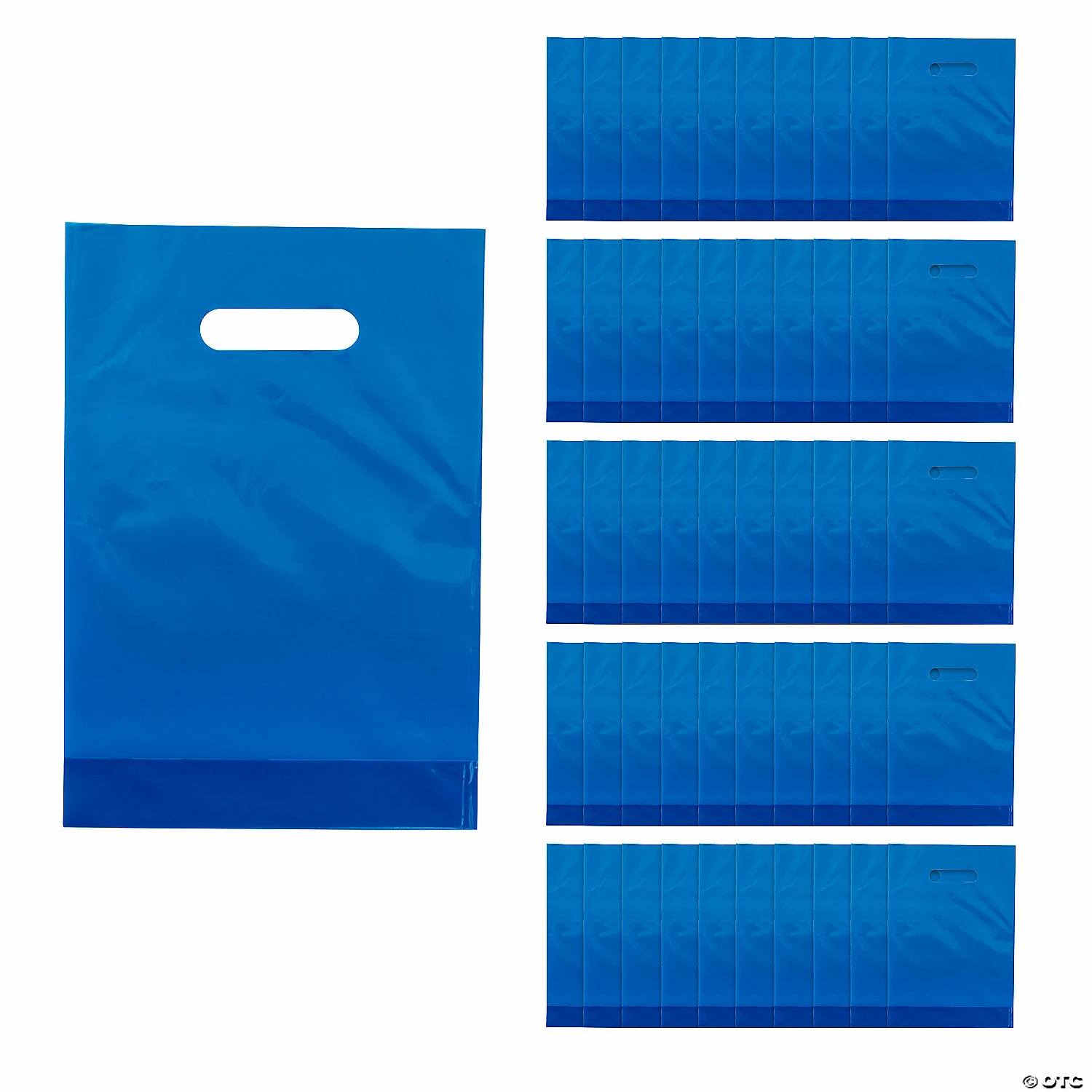 Budget ๐ Solid Color Plastic Goody Bags - 50 Pc. ๐ 3 Budget ๐ Solid Color Plastic Goody Bags - 50 Pc. ๐