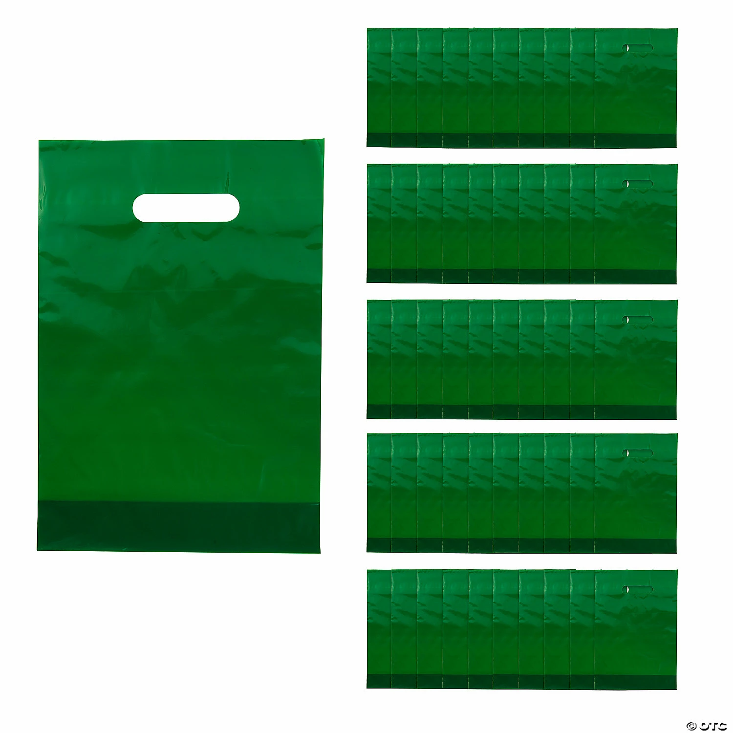 Discount π Solid Color Plastic Goody Bags - 50 Pc. π 3 Discount π Solid Color Plastic Goody Bags - 50 Pc. π