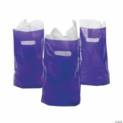 Outlet π Solid Color Plastic Goody Bags - 50 Pc. π 7 Outlet π Solid Color Plastic Goody Bags - 50 Pc. π -Cheap Birthday Party Favors Store 8 1 2 x 12 plastic purple goody bags 50 pc 70 912 a02