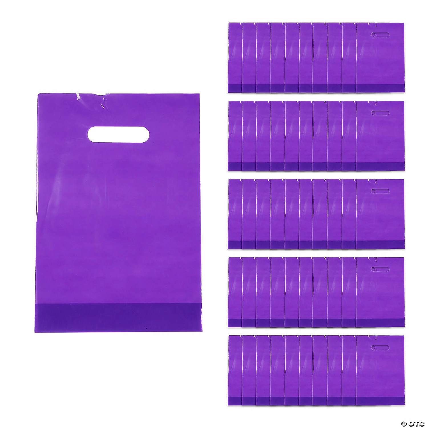 Outlet π Solid Color Plastic Goody Bags - 50 Pc. π 3 Outlet π Solid Color Plastic Goody Bags - 50 Pc. π