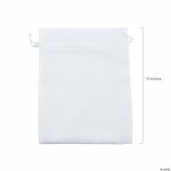 Wholesale π 8" x 10" Medium White Satin Drawstring Favor Bags - 12 Pc. π€© 6 Wholesale π 8" x 10" Medium White Satin Drawstring Favor Bags - 12 Pc. π€© -Cheap Birthday Party Favors Store 8 x 10 medium white satin drawstring favor bags 12 pc 14106172 a01